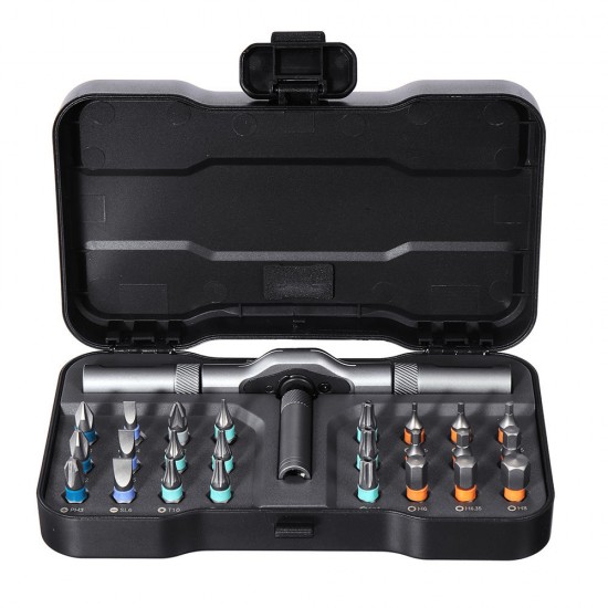 RS1 24 in 1 Multi-purpose Ratchet Wrench Screwdriver S2 Magnetic Bits Tools Set DIY Household Repair Tool From RS1 24 in 1 Multi-purpose Ratchet Wrench Screwdriver S2 Magnetic Bits Tools Set DIY Household Repair Tool From
