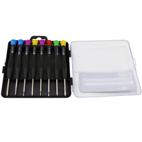 8801A 8 in 1 Magnetic Combination Screwdriver Set Straight Cross-Screwdrivers T3 T4 T5 T6 8801A 8 in 1 Magnetic Combination Screwdriver Set Straight Cross-Screwdrivers T3 T4 T5 T6