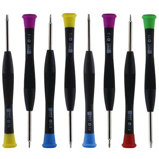 8801A 8 in 1 Magnetic Combination Screwdriver Set Straight Cross-Screwdrivers T3 T4 T5 T6 8801A 8 in 1 Magnetic Combination Screwdriver Set Straight Cross-Screwdrivers T3 T4 T5 T6