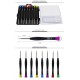 8801A 8 in 1 Magnetic Combination Screwdriver Set Straight Cross-Screwdrivers T3 T4 T5 T6 8801A 8 in 1 Magnetic Combination Screwdriver Set Straight Cross-Screwdrivers T3 T4 T5 T6