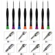 8801A 8 in 1 Multifunctional Magnetic Combination Screwdriver Set Straight Cross-Screwdrivers