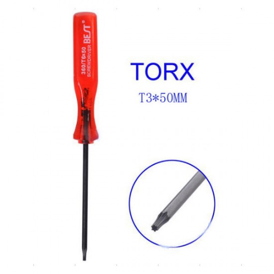 TORX Screwdriver T3x50mm For Game Consoles TORX Screwdriver T3x50mm For Game Consoles