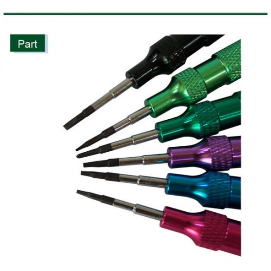 BST-9901S 6 Pcs/Set Screwdrivers For Electronics Repair Phone Tools BST-9901S 6 Pcs/Set Screwdrivers For Electronics Repair Phone Tools