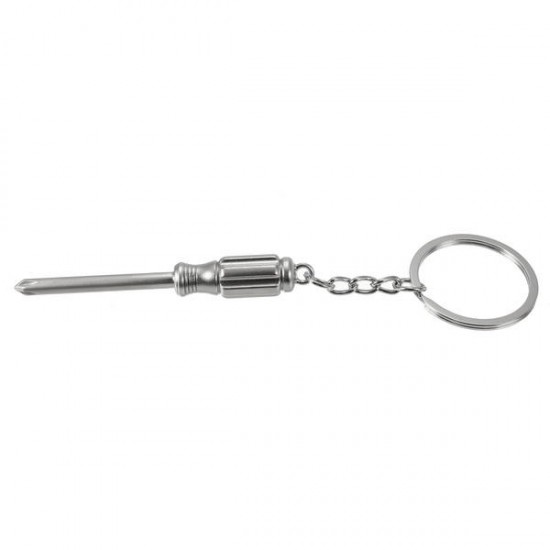 Creative Mini Tool Model Phillips Screwdriver Key Chain Ring