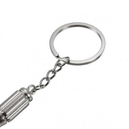 Creative Mini Tool Model Phillips Screwdriver Key Chain Ring