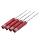 4pcs HSS Ball Screwdrivers Tool Kit 0.05 1/16 3/32 5/64 Inch Screwdriver Repair Tool