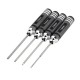 4pcs Hex Screwdriver Tool Kit 1.5/2.0/2.5/3.0mm Black Repair Tool Set