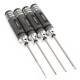 4pcs Hex Screwdriver Tool Kit 1.5/2.0/2.5/3.0mm Black Repair Tool Set 4pcs Hex Screwdriver Tool Kit 1.5/2.0/2.5/3.0mm Black Repair Tool Set