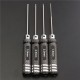 4pcs Hex Screwdriver Tool Kit 1.5/2.0/2.5/3.0mm Black Repair Tool Set