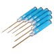 6pcs 0.9/1.3/1.5/2/2.5/3mm Allen Driver HSS Titanium Coated Screwdrivers Repair Tool Kit 6pcs 0.9/1.3/1.5/2/2.5/3mm Allen Driver HSS Titanium Coated Screwdrivers Repair Tool Kit
