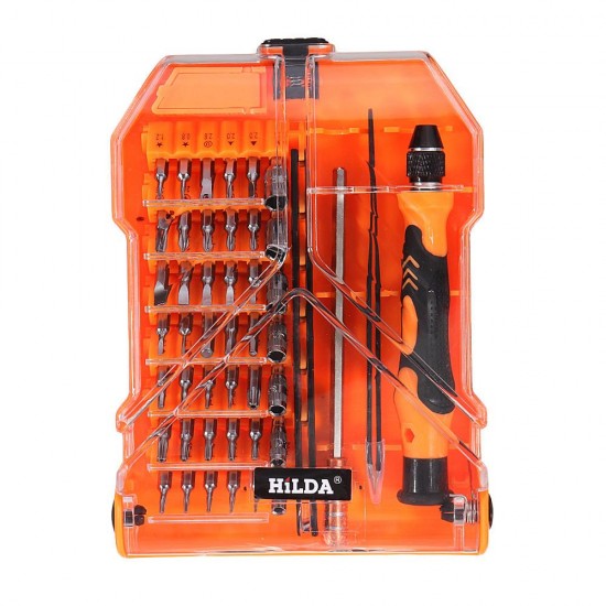 45 in 1 Magnetic Screwdriver Set Insulation Disassemble Mobile Watch Computer Repairing DIY Multi-used Screw Driver Kit