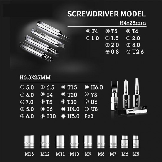 43 In 1 Precision Ratcheting Screwdriver Set Magnetic Screwdrivers Set Electronics Repair Tool DIY Driver Kit