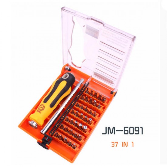 JM-6091 37 in 1 Multifunctional Screwdriver Tool Set Household Hand Mobile Phone Maintenance Kits JM-6091 37 in 1 Multifunctional Screwdriver Tool Set Household Hand Mobile Phone Maintenance Kits