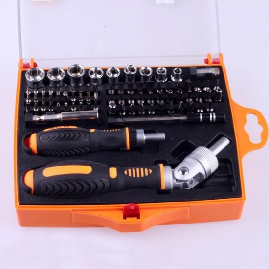 JM-6108 79 in 1 Screwdriver Ratchet Hand-tools Suite Furniture Computer Electrical maintenance Tools