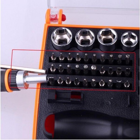 JM-6108 79 in 1 Screwdriver Ratchet Hand-tools Suite Furniture Computer Electrical maintenance Tools