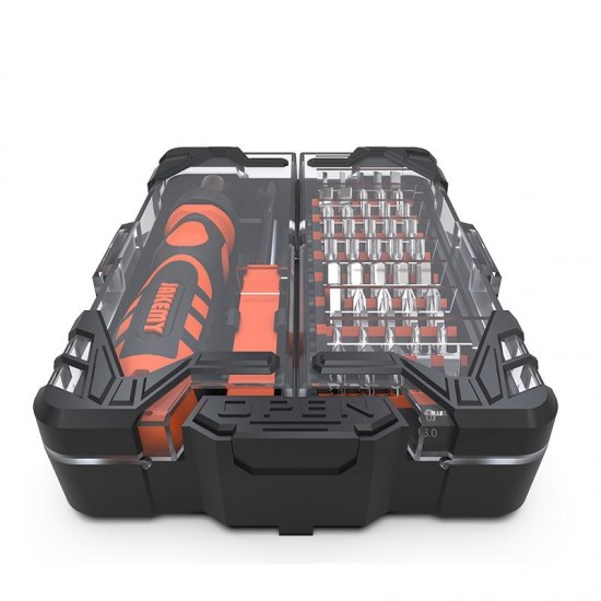 JM-6124 48-in-1 Household Ratchet Screwdriver Set Phillips Screwdriver DIY Torx Tool Set JM-6124 48-in-1 Household Ratchet Screwdriver Set Phillips Screwdriver DIY Torx Tool Set