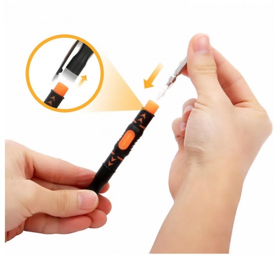 JM-8155 3 in 1 Portable Magnetic Double-head Bits Screwdriver Pen Slotted Phillips DIY Repair Tool JM-8155 3 in 1 Portable Magnetic Double-head Bits Screwdriver Pen Slotted Phillips DIY Repair Tool