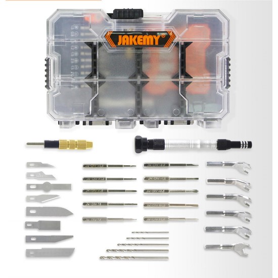 JM-8158 34 in 1 Multifunctional Screwdriver Mobile Phone Repair Tool Set Batch Head DIY Craft Carving Knives With Scalpel Blades