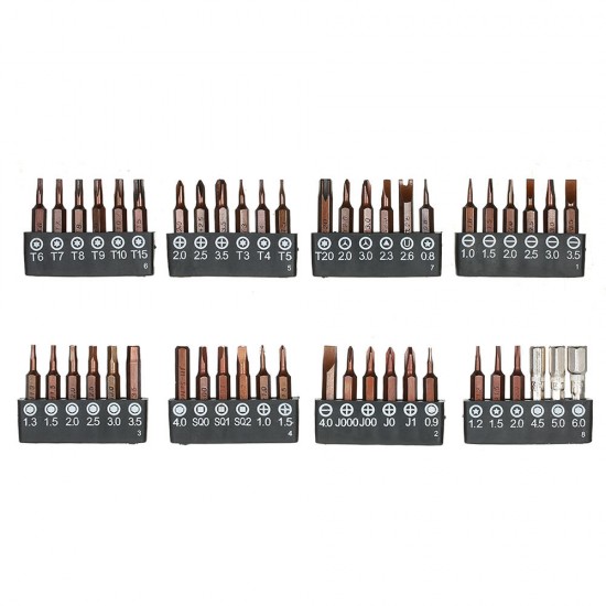 JM-8166 61 in 1 Multifunctional Tools Screwdriver Kits Repair Hand Tools Kit For Mobile Phone Computer Electronic Model DIY Repair S-2 Bits JM-8166 61 in 1 Multifunctional Tools Screwdriver Kits Repair Hand Tools Kit For Mobile Phone Computer Electronic Model DIY Repair S-2 Bits
