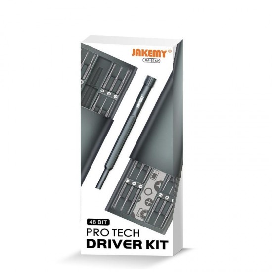 JM-8169 49 in 1 Mini S2 Precision Screwdriver Bits Set with Magnetic Driver Bits for Phone Digital Electronics Disassembling JM-8169 49 in 1 Mini S2 Precision Screwdriver Bits Set with Magnetic Driver Bits for Phone Digital Electronics Disassembling
