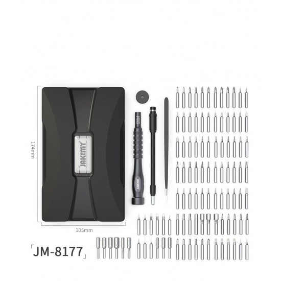 106Pcs Multi-function Magnetic Precision Screwdriver Set W/93 Bits Socket Hex Torx For Phone Tablet Eletronics Repair Tool