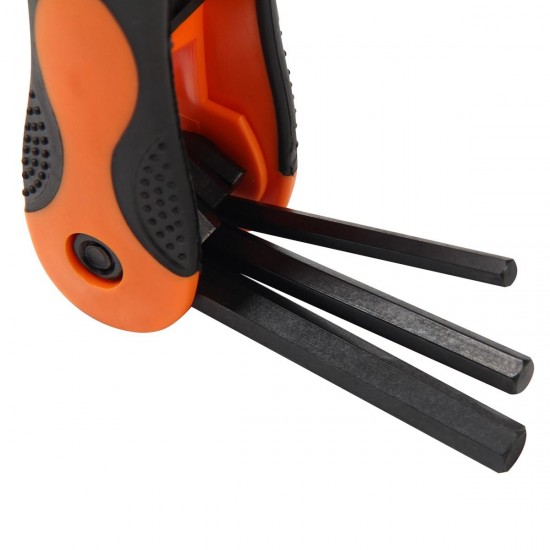 CR-V Folding Screwdriver Set Metric Hexagon Screwdriver Wrench Bicycle Repair Tool CR-V Folding Screwdriver Set Metric Hexagon Screwdriver Wrench Bicycle Repair Tool