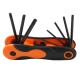 CR-V Folding Screwdriver Set Metric Hexagon Screwdriver Wrench Bicycle Repair Tool CR-V Folding Screwdriver Set Metric Hexagon Screwdriver Wrench Bicycle Repair Tool