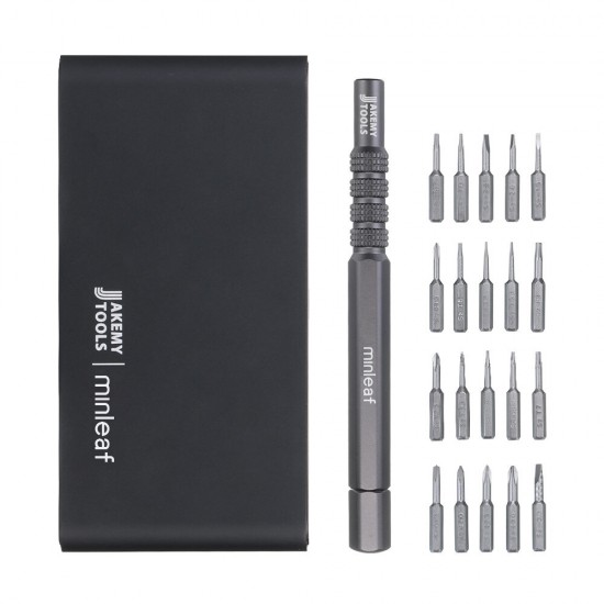 ML-8170 21 In 1 Slide Open Hand Precision Screwdriver Set Mini Protable Phone Laptop Smartphone Screw Driver Repair Tool W/ 20 Bits