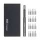 ML-8170 21 In 1 Slide Open Hand Precision Screwdriver Set Mini Protable Phone Laptop Smartphone Screw Driver Repair Tool W/ 20 Bits