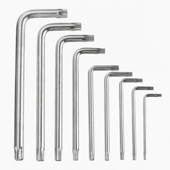 804 9pcs Torx Hex Wrench Screwdriver Star Key L Wrench Set 804 9pcs Torx Hex Wrench Screwdriver Star Key L Wrench Set