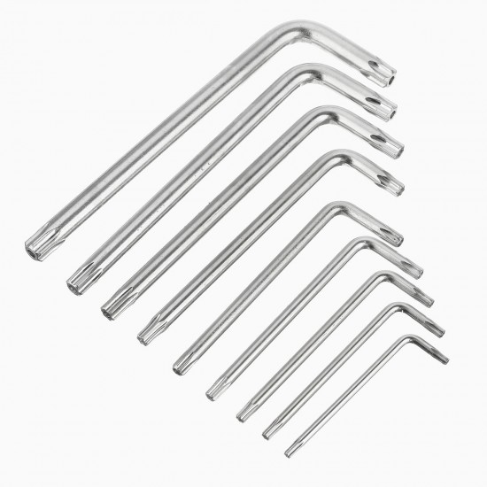 804 9pcs Torx Hex Wrench Screwdriver Star Key L Wrench Set 804 9pcs Torx Hex Wrench Screwdriver Star Key L Wrench Set