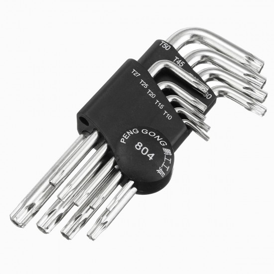 804 9pcs Torx Hex Wrench Screwdriver Star Key L Wrench Set 804 9pcs Torx Hex Wrench Screwdriver Star Key L Wrench Set