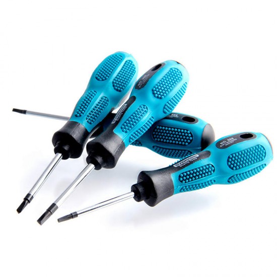 Triangle Magnetic Screwdriver Set Home Repair Tool Kit Hand Tool 1.8/2.0/2.3/3.0mm CR-V TPR Handle