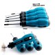 Triangle Magnetic Screwdriver Set Home Repair Tool Kit Hand Tool 1.8/2.0/2.3/3.0mm CR-V TPR Handle