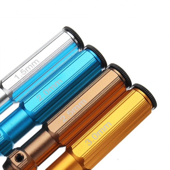 Precision 1.5/2.0/2.5/3mm Hex Screwdriver Tool Kit Assembly Maintenance Tool Model Tool Precision 1.5/2.0/2.5/3mm Hex Screwdriver Tool Kit Assembly Maintenance Tool Model Tool