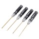 4pcs 1.5/2.0/2.5/3.0mm Hex Screwdriver Bits HSS Titanium Coated Repair Tool Sett HSS Titanium Coated Repair Tool Set 4pcs 1.5/2.0/2.5/3.0mm Hex Screwdriver Bits HSS Titanium Coated Repair Tool Sett HSS Titanium Coated Repair Tool Set