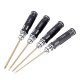 4pcs 1.5/2.0/2.5/3.0mm Hex Screwdriver Bits HSS Titanium Coated Repair Tool Sett HSS Titanium Coated Repair Tool Set 4pcs 1.5/2.0/2.5/3.0mm Hex Screwdriver Bits HSS Titanium Coated Repair Tool Sett HSS Titanium Coated Repair Tool Set