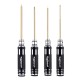 4pcs 1.5/2.0/2.5/3.0mm Hex Screwdriver Bits HSS Titanium Coated Repair Tool Sett HSS Titanium Coated Repair Tool Set 4pcs 1.5/2.0/2.5/3.0mm Hex Screwdriver Bits HSS Titanium Coated Repair Tool Sett HSS Titanium Coated Repair Tool Set