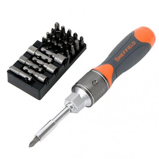 27 in 1 Magnectic Multi-used Ratchet Screwdriver Tool Hardware Repair Household Auto Screw Driver DIY Combination