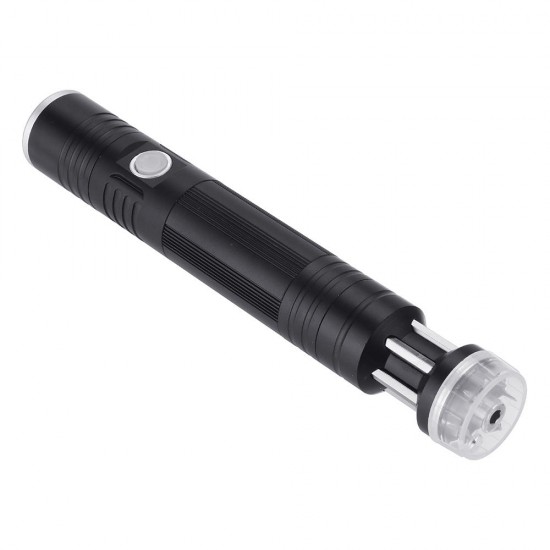 T6 Mini Torch USB Charging Flashlight with Screwdriver Multi-Function Telescopic Zoom Flashlight for Camping Hiking and Emergency Use T6 Mini Torch USB Charging Flashlight with Screwdriver Multi-Function Telescopic Zoom Flashlight for Camping Hiking and Emergency Use