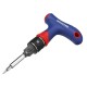 21 in 1 Precision Screwdriver Set Dual Drive T Type Handle Express Ratcheting Driver Set
