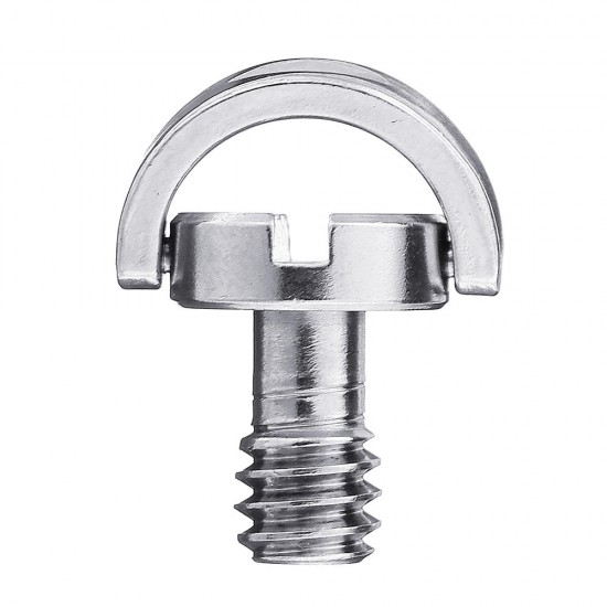 3pcs LS003 1/4 Inch Stainless Steel C-ring Screw for Camera