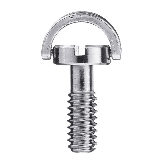 3pcs LS004 1/4 Inch Stainless Steel C-ring Screw for Camera