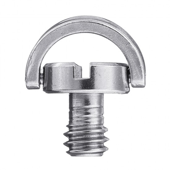 3pcs LS018 1/4 Inch Stainless Steel C-ring Screw for Camera