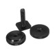 Dual Nuts Metal Tripod Mount Screw to Flash Camera Light Stand Hot Shoe Adapter