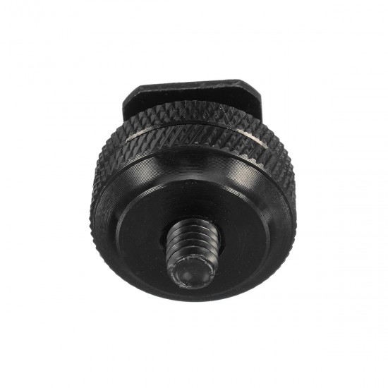 Dual Nuts Metal Tripod Mount Screw to Flash Camera Light Stand Hot Shoe Adapter Dual Nuts Metal Tripod Mount Screw to Flash Camera Light Stand Hot Shoe Adapter