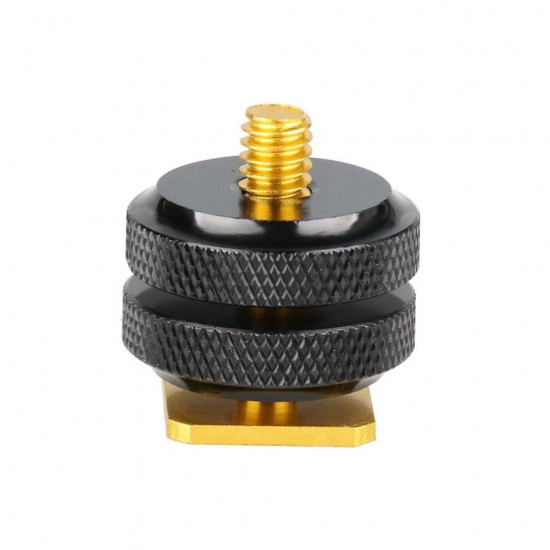 Hot Shoe Adapter Converter Mount 1/4 Inch Standard Screw for DLSR Camera