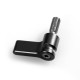 1566 Black Ratchet Wingnut with M5 Thread 13mm