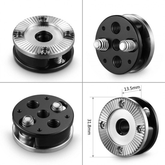 1939 ARRI Standard ARRI Rosette Mount M6 Thread 31.8 Diameter for DSLR Camera for Camera Wooden handle EVF Mount Attachment 1939 ARRI Standard ARRI Rosette Mount M6 Thread 31.8 Diameter for DSLR Camera for Camera Wooden handle EVF Mount Attachment