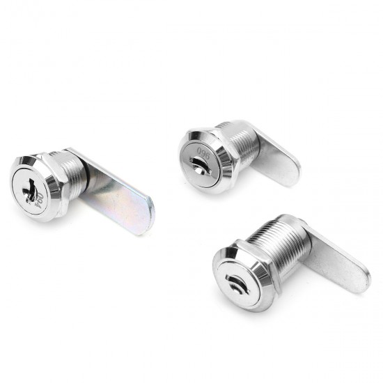 16/20/25mm Universal Cam Lock for Door Cabinet Mailbox Drawer Cupboard with2 Keys 16/20/25mm Universal Cam Lock for Door Cabinet Mailbox Drawer Cupboard with2 Keys